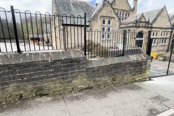 school fencing, Huddersfield